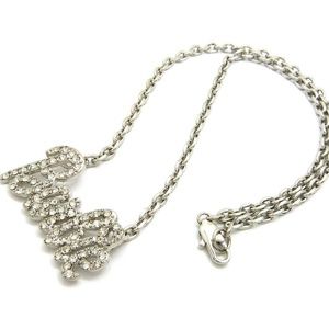 Iced Bling Barbie Necklace Pendant 18" Link Chain